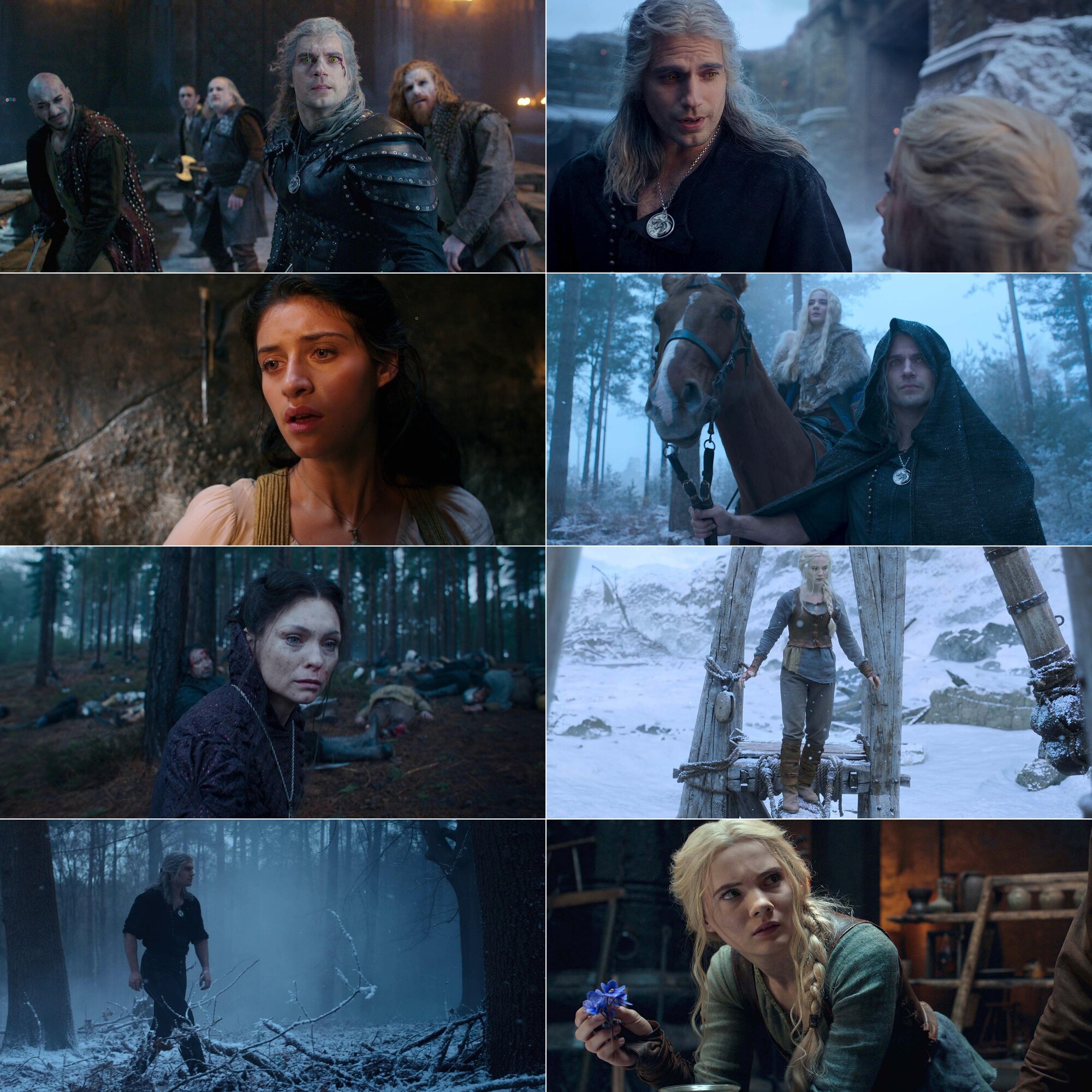 The Witcher S02 (2021) (Hindi + English) Dual Audio Completed Web Series HEVC ESub screenshot