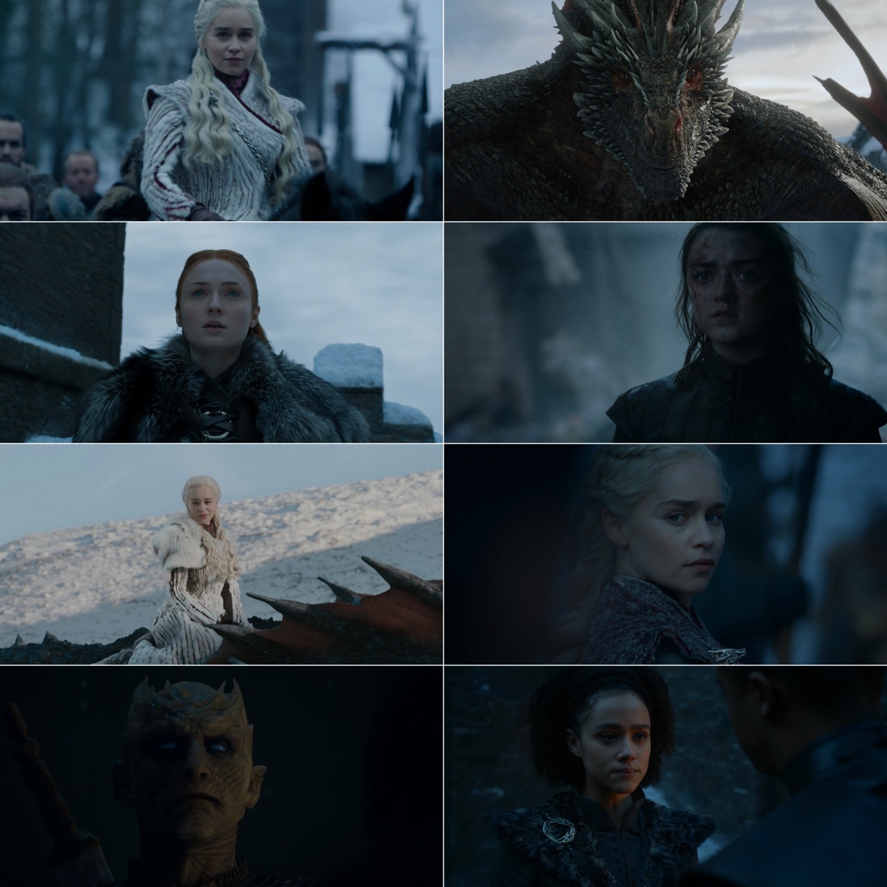 Game of Thrones S8 (2018) {Hindi +English} Dual Audio Completed Web Series HEVC BluRay ESub screenshot