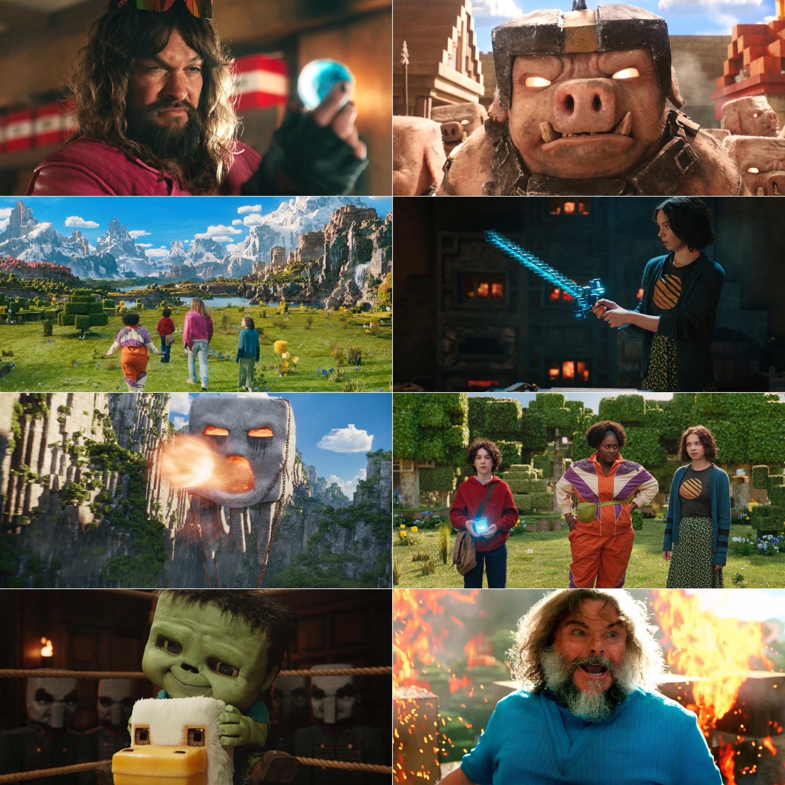 A Minecraft Movie (2025) (Hindi + English) Dual Audio Hollywood Movie HD ESub screenshot