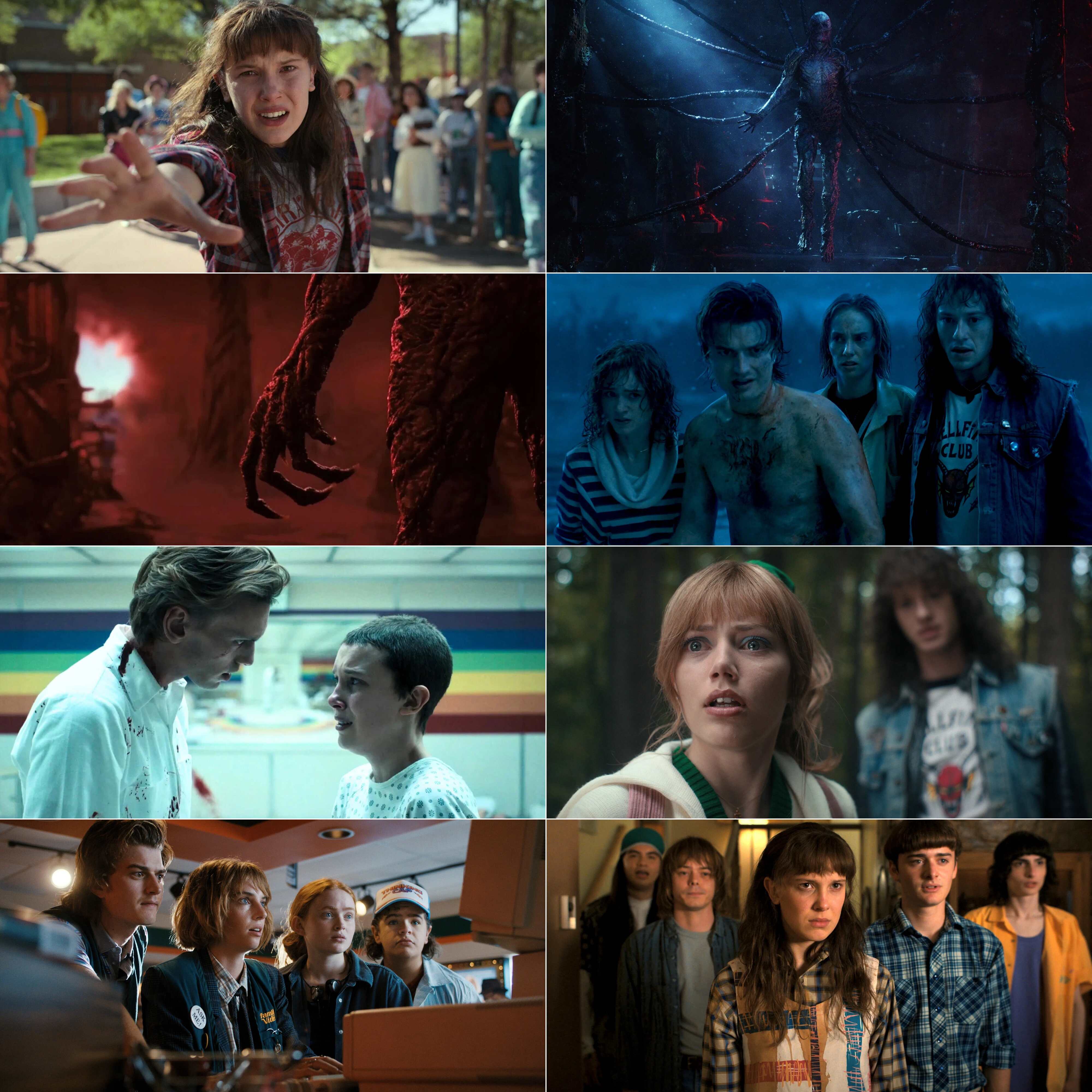 Stranger Things S04 (2022) (Hindi + English) Dual Audio Completed Web Series HEVC ESub screenshot