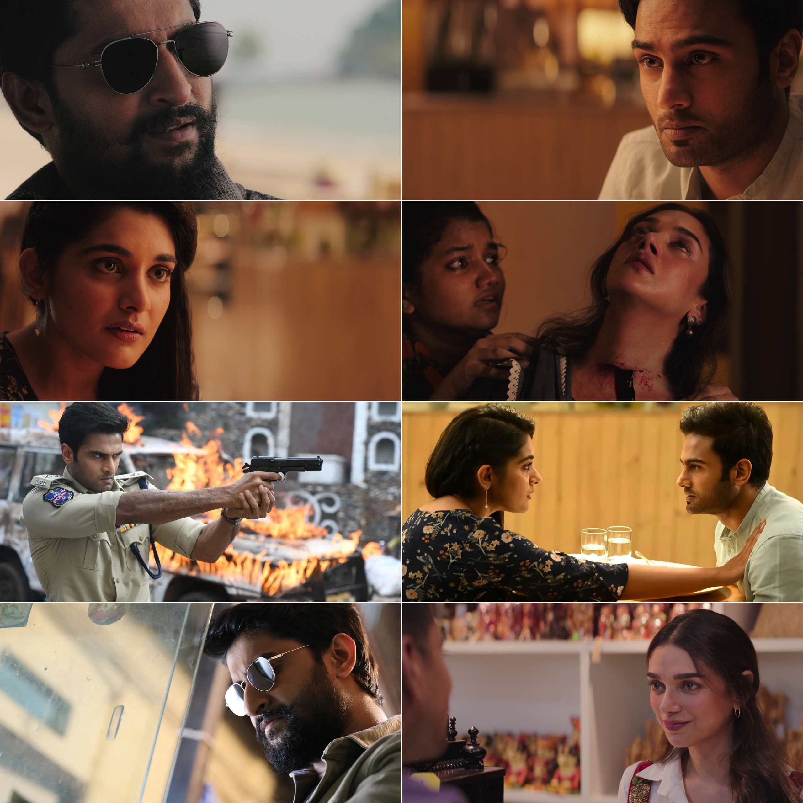 V (2020) (Hindi + Telugu) Dual Audio UnCut South Movie HD ESub screenshot