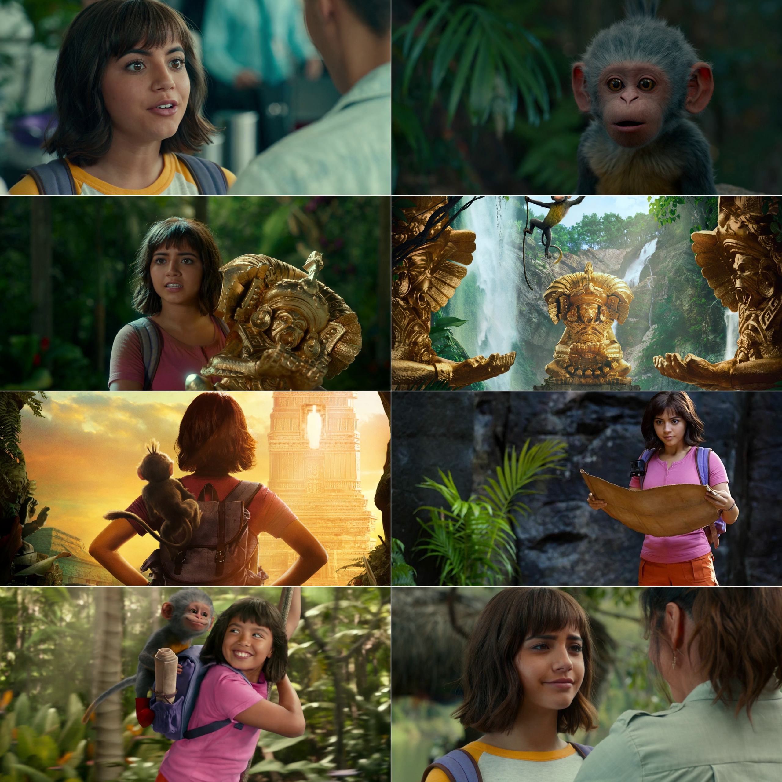 Dora and the Lost City of Gold (2019) (Hindi + English) Dual Audio Movie BluRay HD ESub screenshot