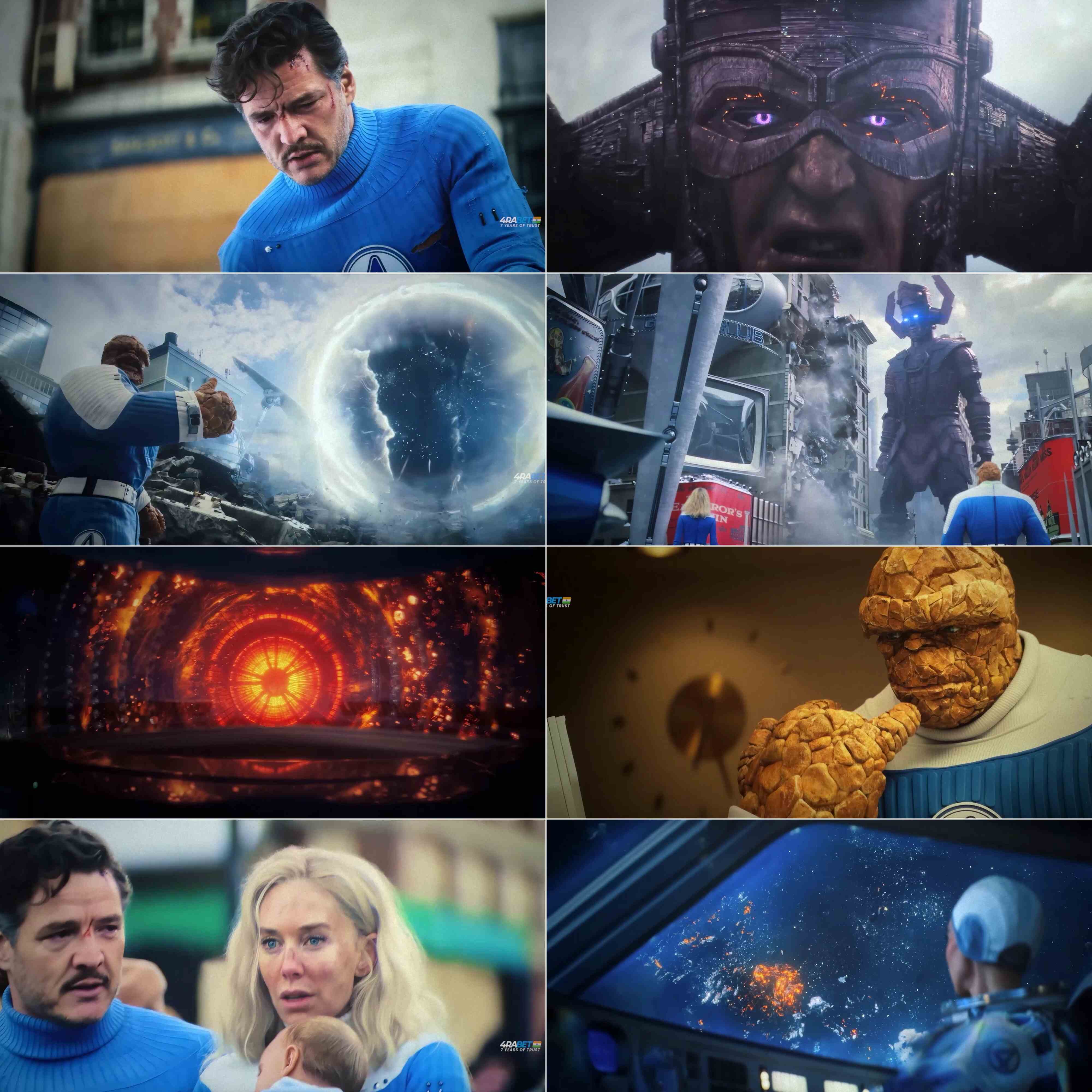 The Fantastic Four - First Steps (2025) (Hindi + English) Dual Audio MCU Hollywood Movie HQCam screenshot