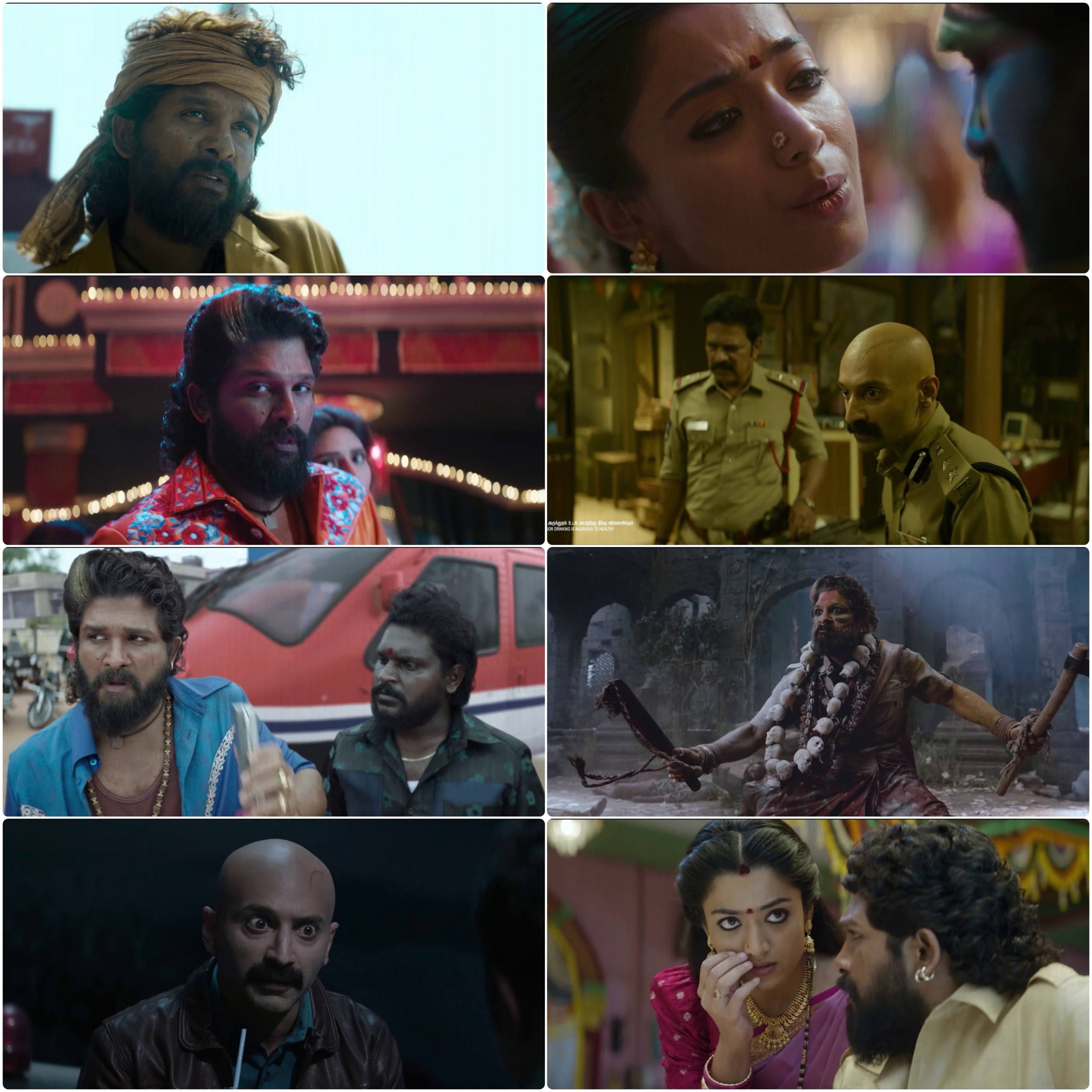 Pushpa 2 - The Rule (Pushpa 2- Reloaded) (2024) (Hindi + Telugu) Dual Audio UnCut South Movie HDRip ESub screenshot