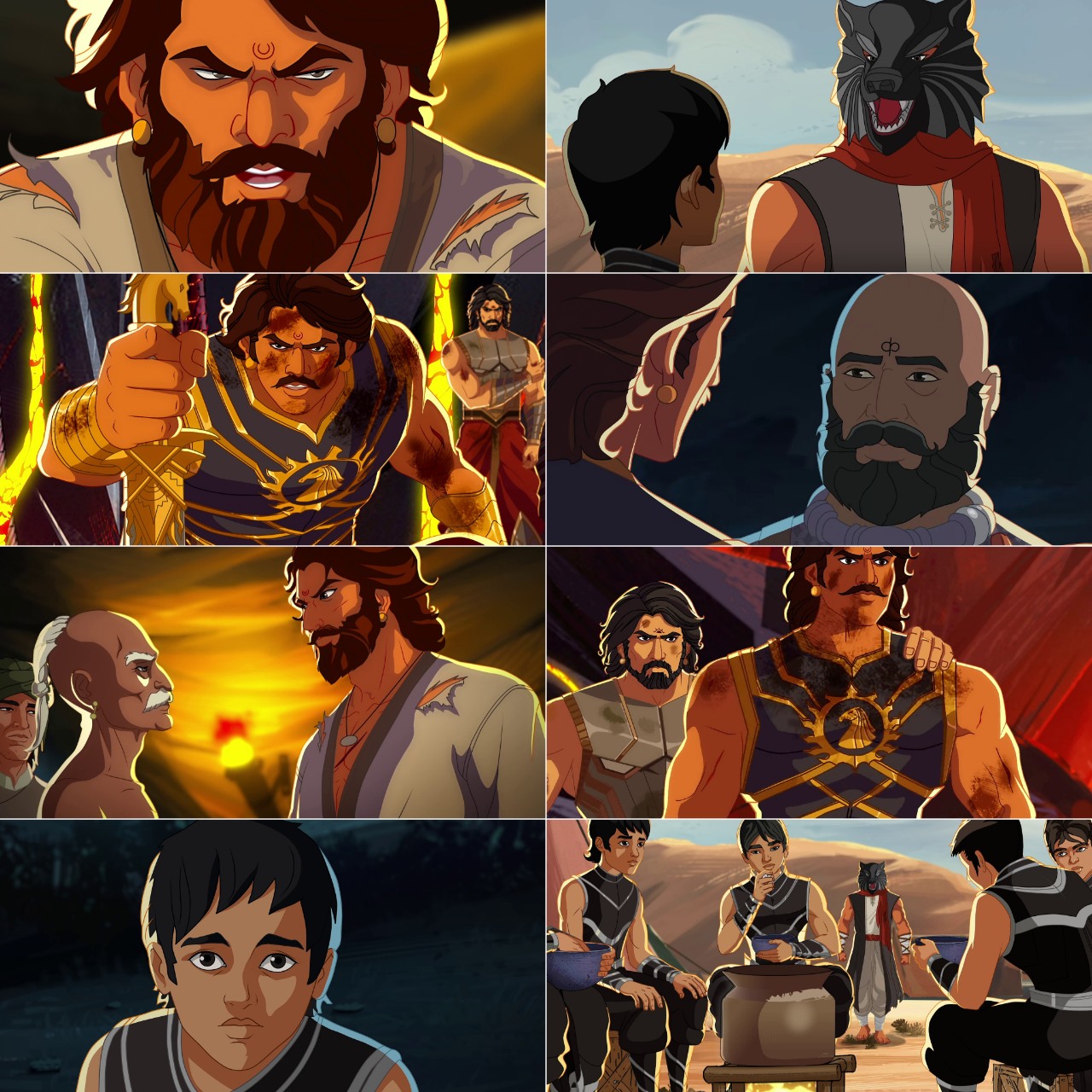 Baahubali - Crown of Blood (2024) Hindi Animation Completed Web Series HEVC ESub screenshot