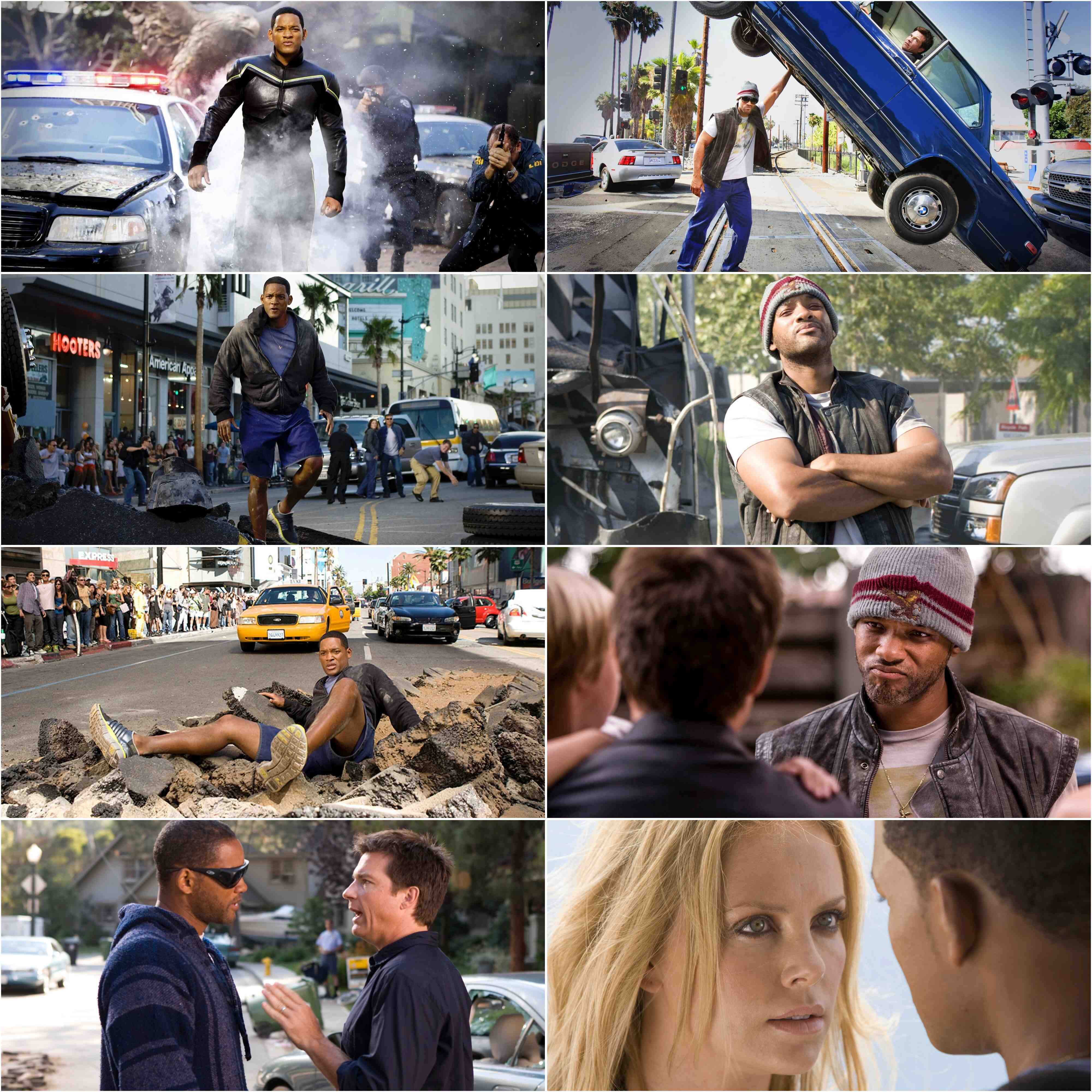 Hancock (2008) (Hindi + English) Dual Audio Hollywood Movie BluRay HD ESub screenshot